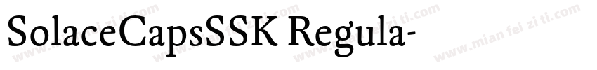 SolaceCapsSSK Regula字体转换